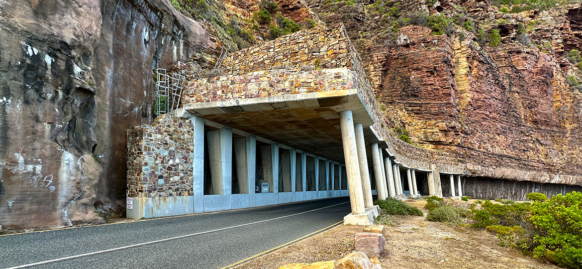 Chapmans Peak Drive – New Rockfall Shelter at Gulley 15